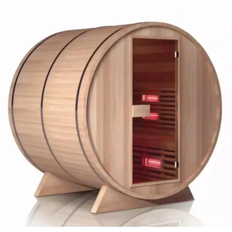 Wood Steam Sauna: Bluetooth-Enabled Relaxation Oasis