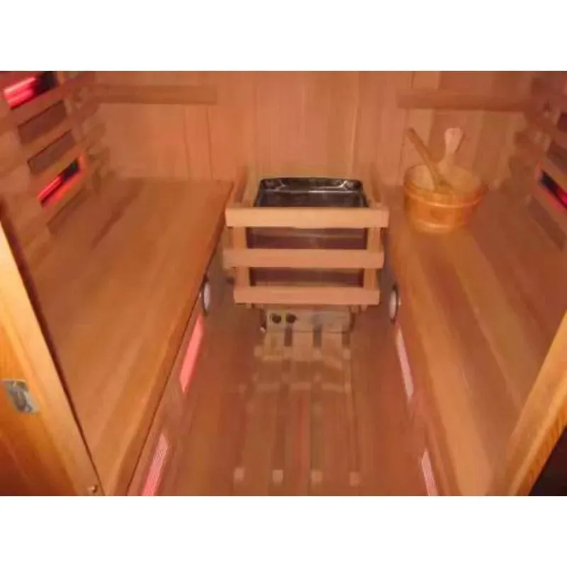 Wood Steam Sauna: Bluetooth-Enabled Relaxation Oasis