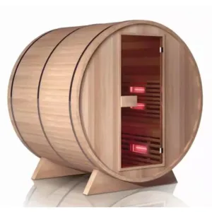 Wood Steam Sauna: Bluetooth-Enabled Relaxation Oasis