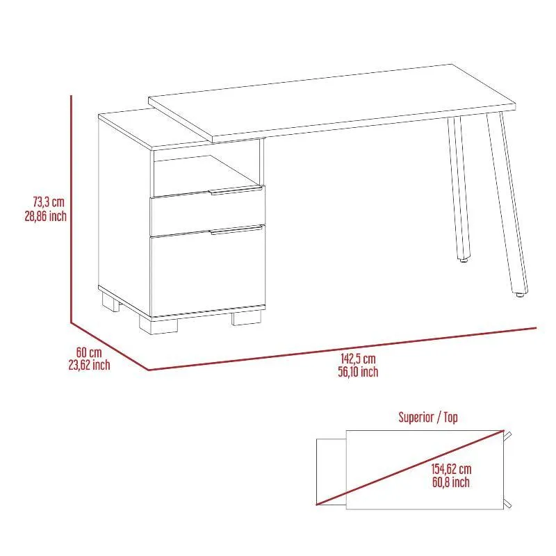 Writing Desk Madagascar, Office, Mahogany