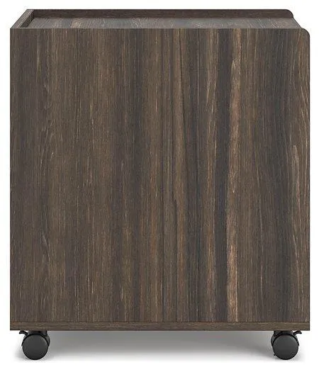 Zendex Dark Brown File Cabinet
